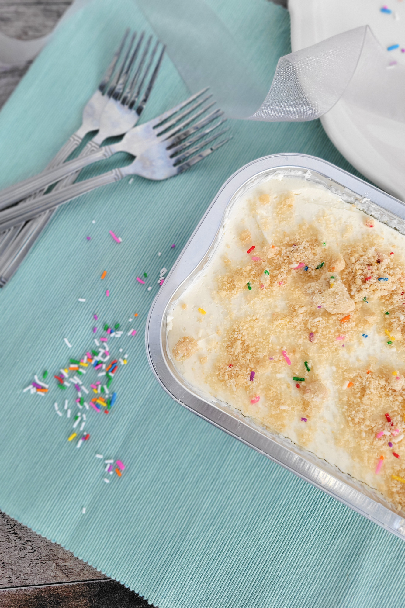 Gâteau confettis