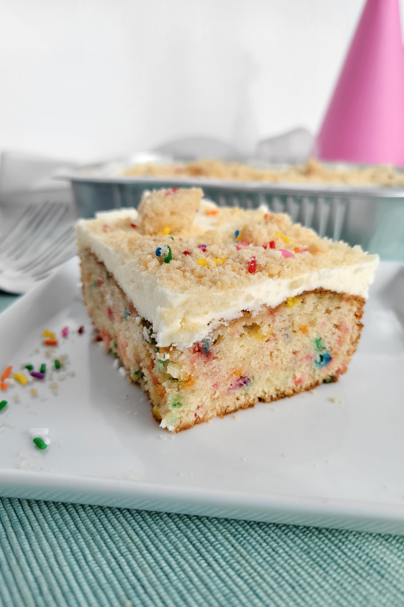 Gâteau confettis