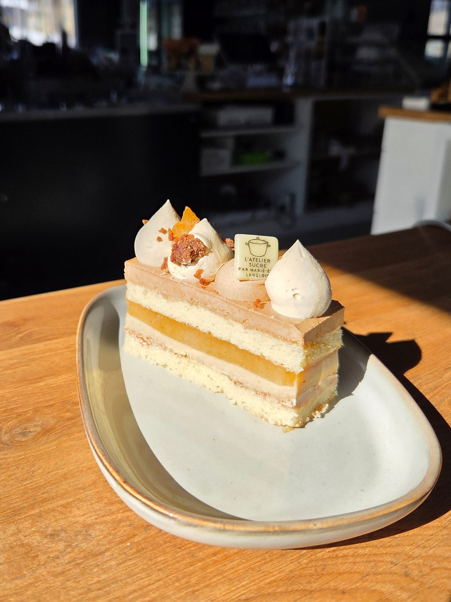 Praliné, poire et café - Portion individuelle