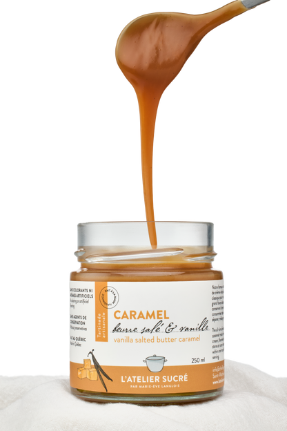 Tartinade Caramel Salé et Vanille Fraîche
