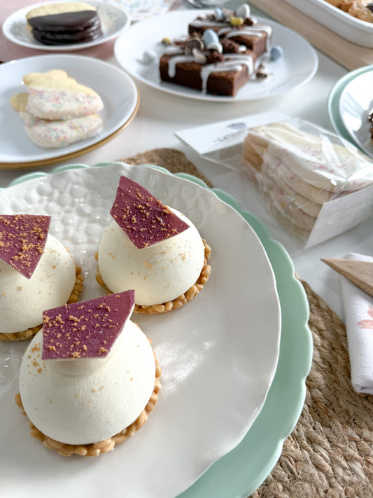 Dôme fromage, bleuet et biscoff - Portion individuelle