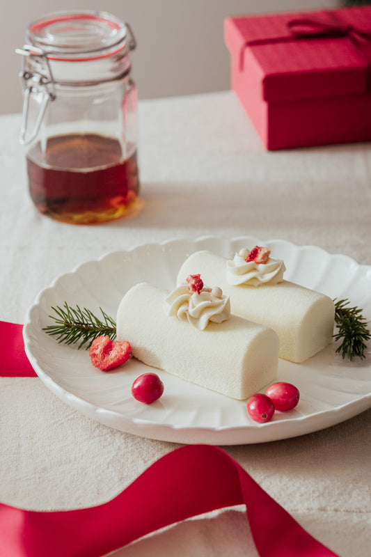 Bûchette des fêtes 2025 - Érable, fraises et canneberges