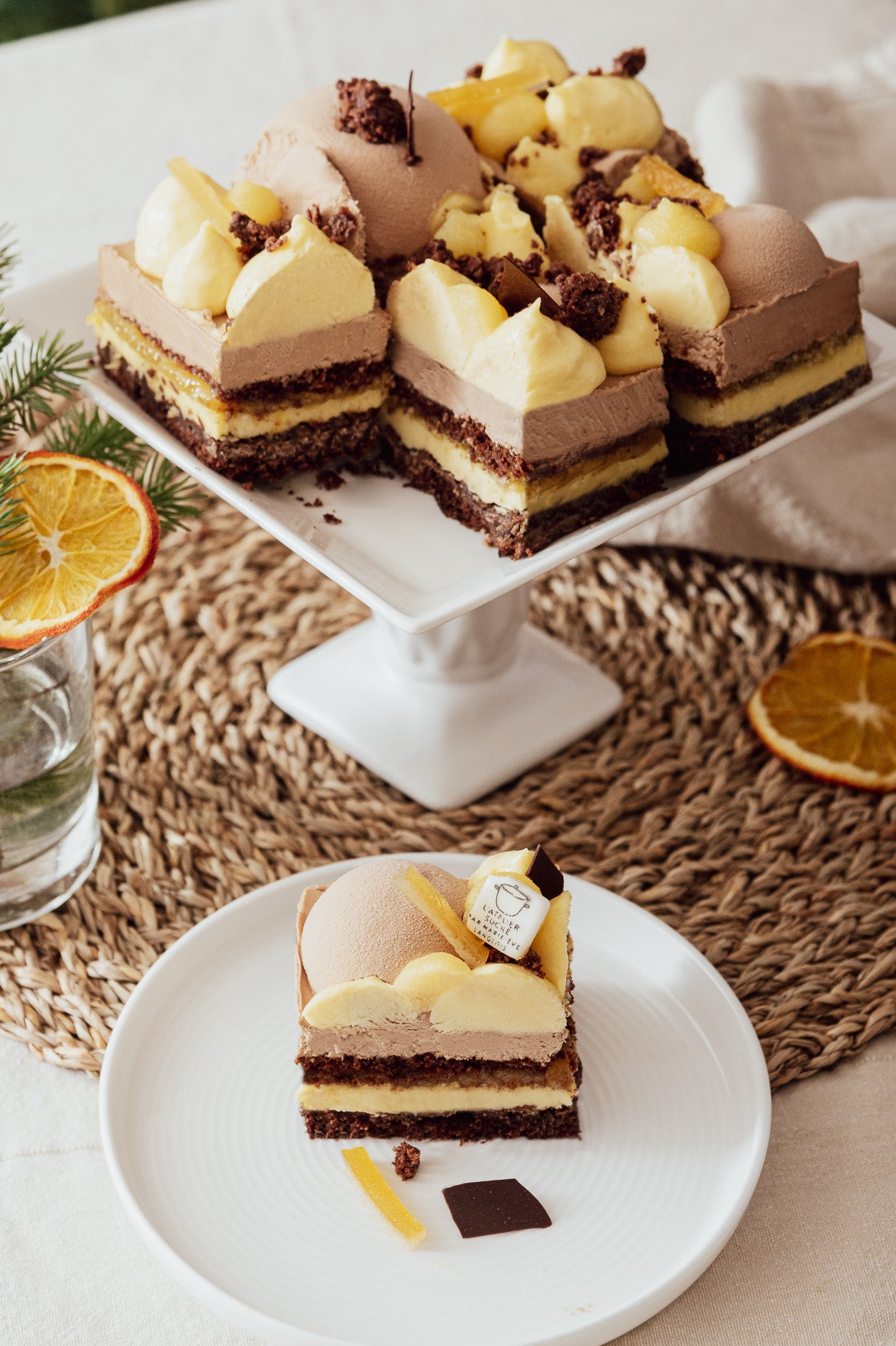 Orange et chocolat au lait - Grand format