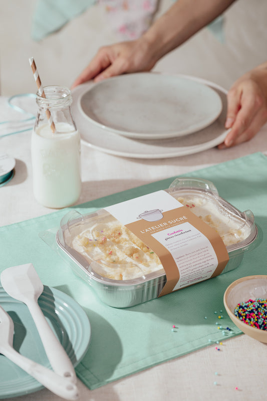 Gâteau confettis - Réconfortant
