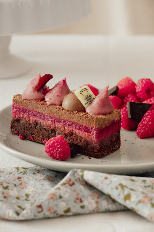 Chocolat et framboise - Portion individuelle
