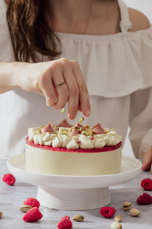 Framboises et pistaches - Fantaisie