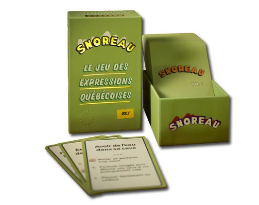 Snoreau - jeu d'expressions Québécoises