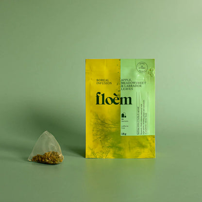 Pomme, reine des prés et feuilles du Labrador - Floèm