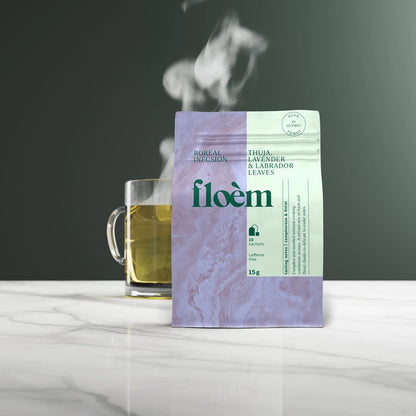Lavande, thuya et feuilles du Labrador - Floèm