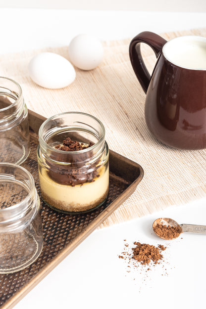 Gâteau au fromage en pot