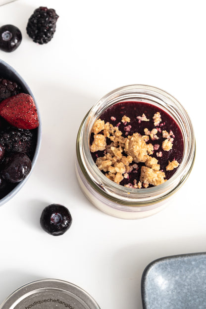 Gâteau au fromage en pot